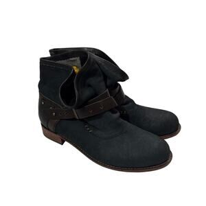 CAT Caterpillar Women’s 9 Laredo Slouch Buckle Bootie Boot Heavy Duty Workwear